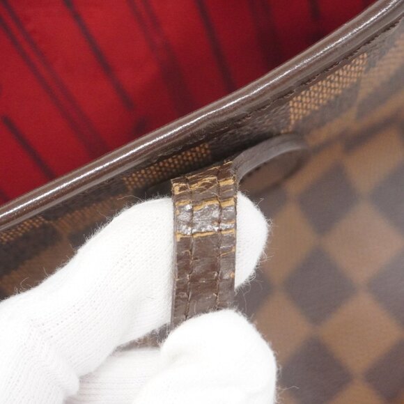 LOUIS VUITTON Authentic Brown Damier Neverfull PM Tote Bag - Picture 7 of 14